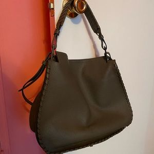 All Saints Leather Hobo Bag